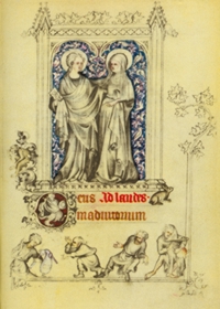 La Visitation de Marie, folio 35 r.